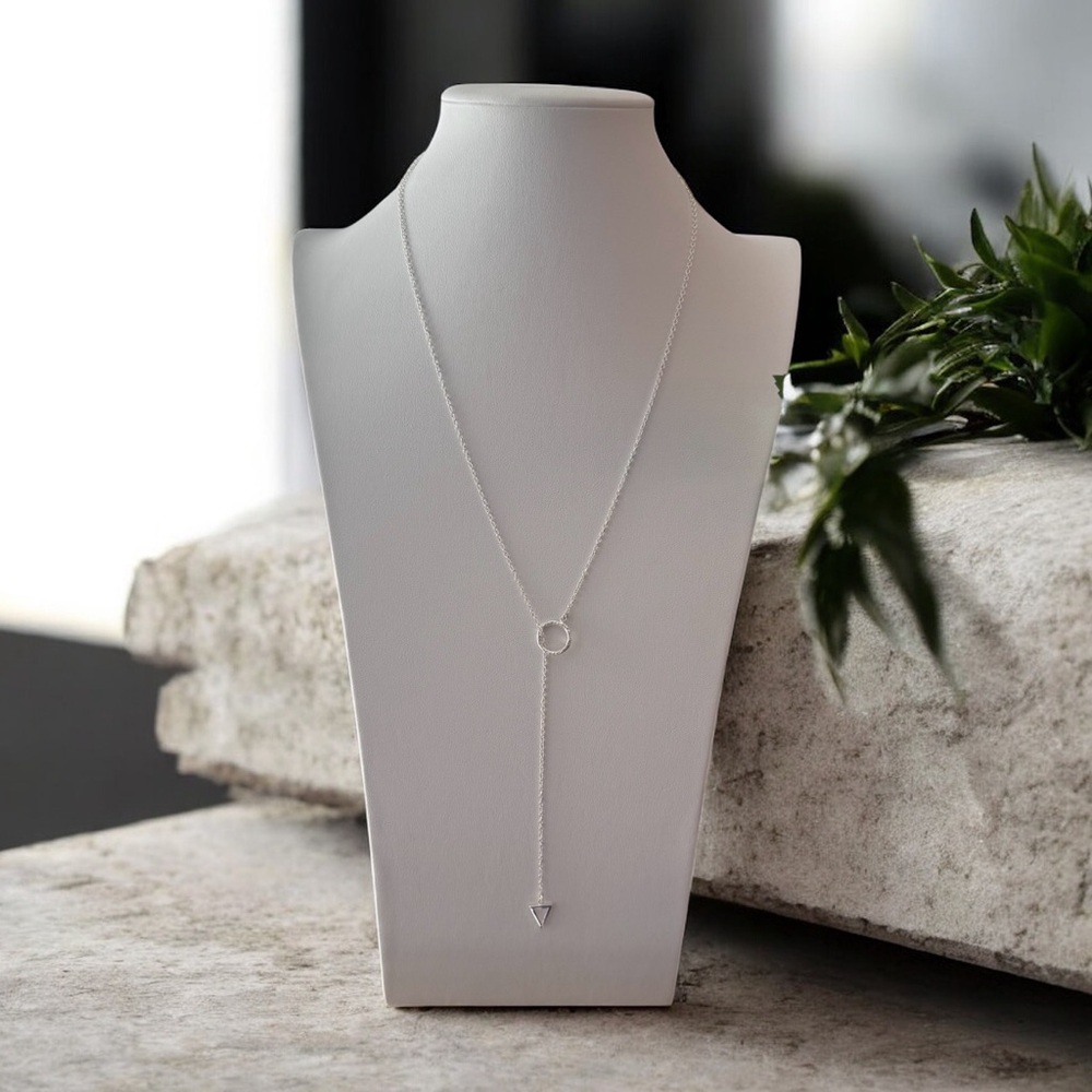 NWT 925 Sterling Silver 24” Lariat Necklace! NEW!